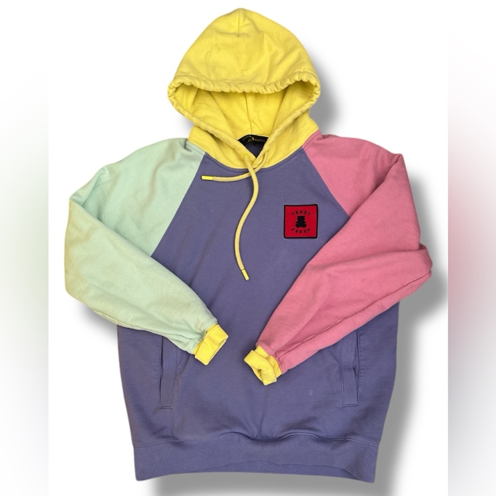 Teddy fresh color block sweatshirt